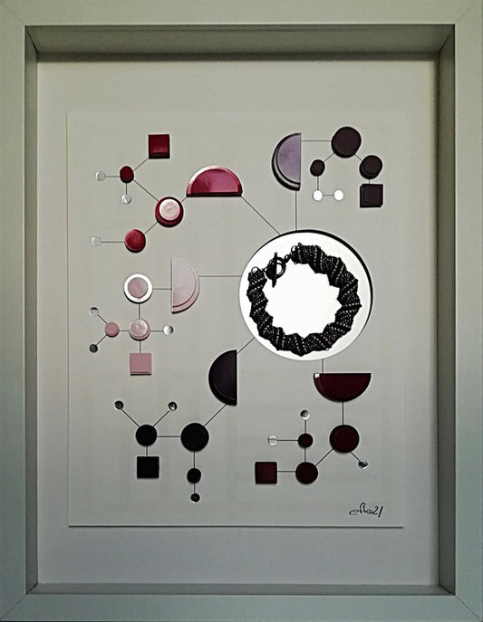 Synopsis vue frontale - art conceptuel diagramme scientifique contemporain