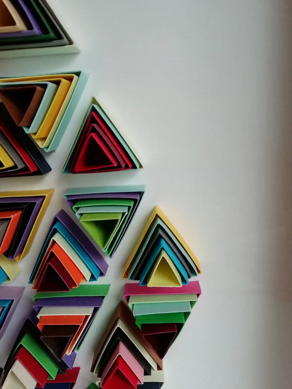 Détail latéral droit Triangulation, immersion contemplative et beauté mathématique