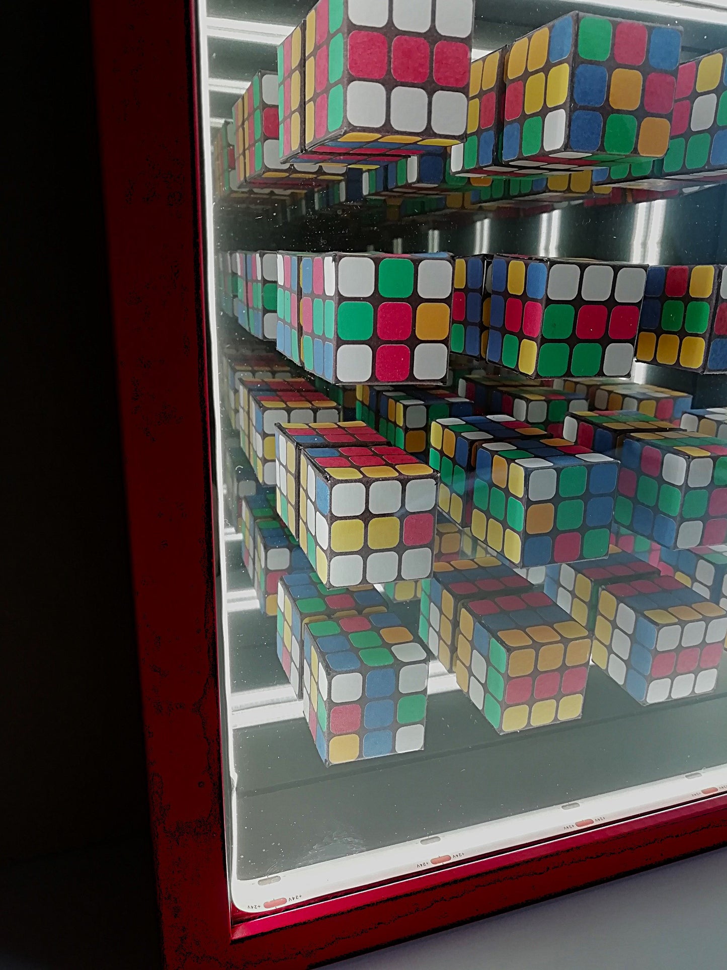 Profil gauche bas Infini Rubiks, méditation chromatique et géométrie onirique