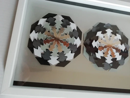 Profil gauche Tonnerre, énergie rayonnante et forces cosmiques origami