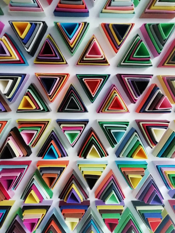 Détail central Triangulation, fractales contemplatives et ordre mathématique universel