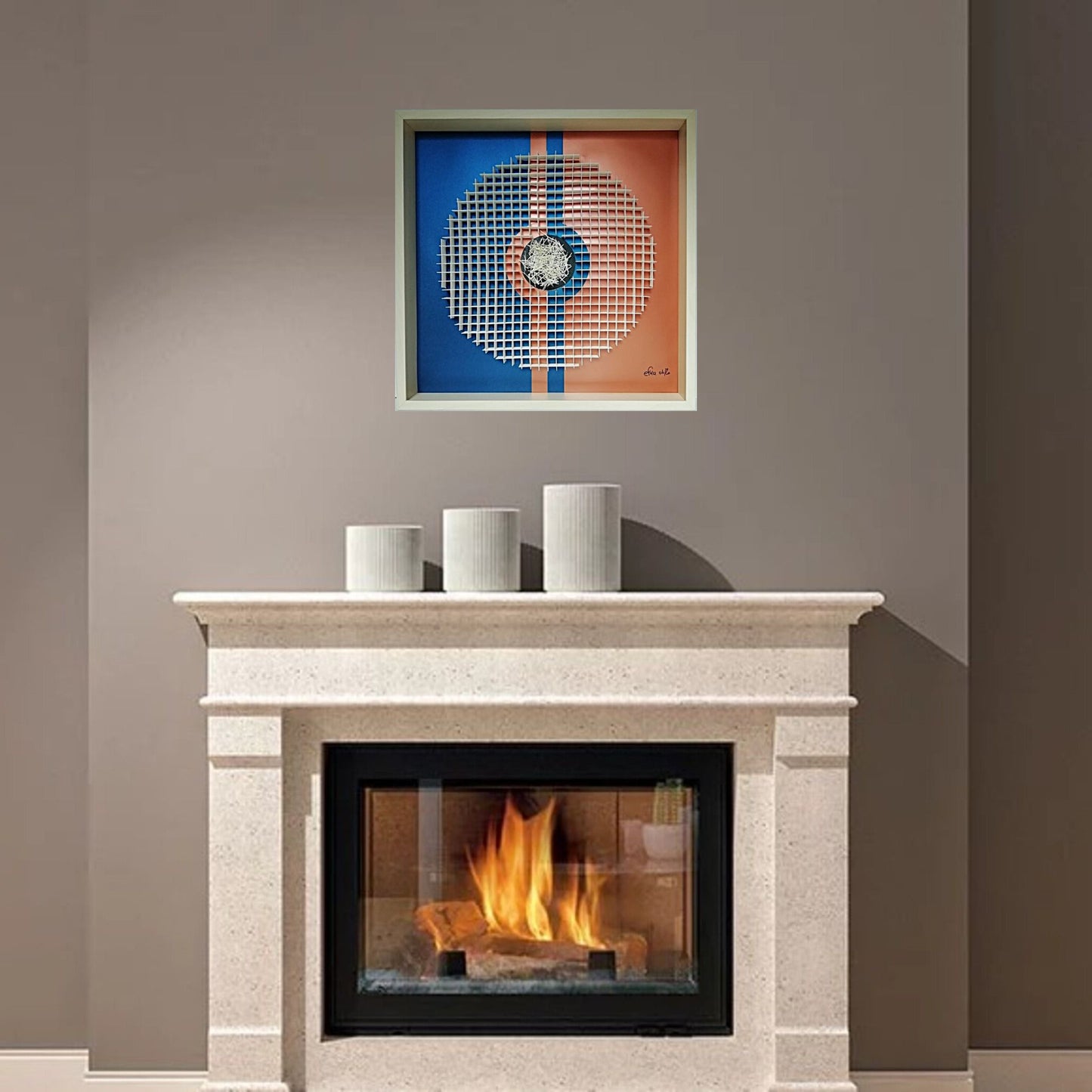 Grillardin - Op Art cinétique grille optique dynamique
