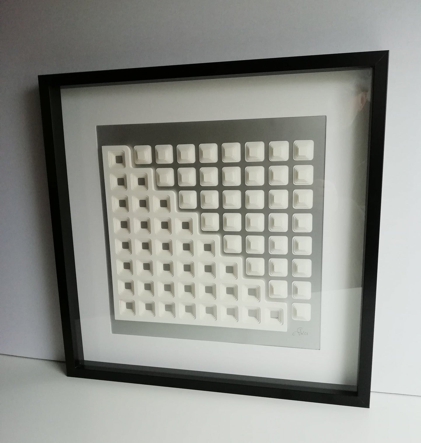 Face à Face - composition originale papier composition harmonieuse