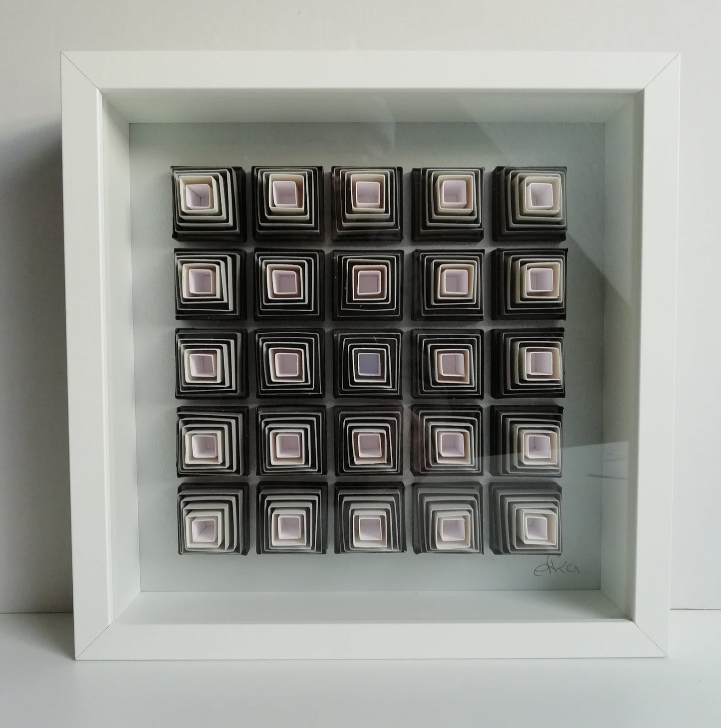Op Art 3D , illusion optique vue d'ensemble