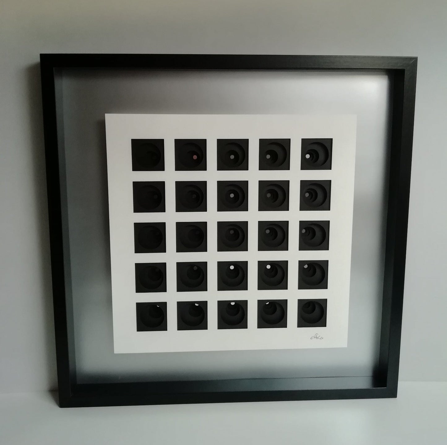 Multispot vue centrale - effet optique latéral déplacement