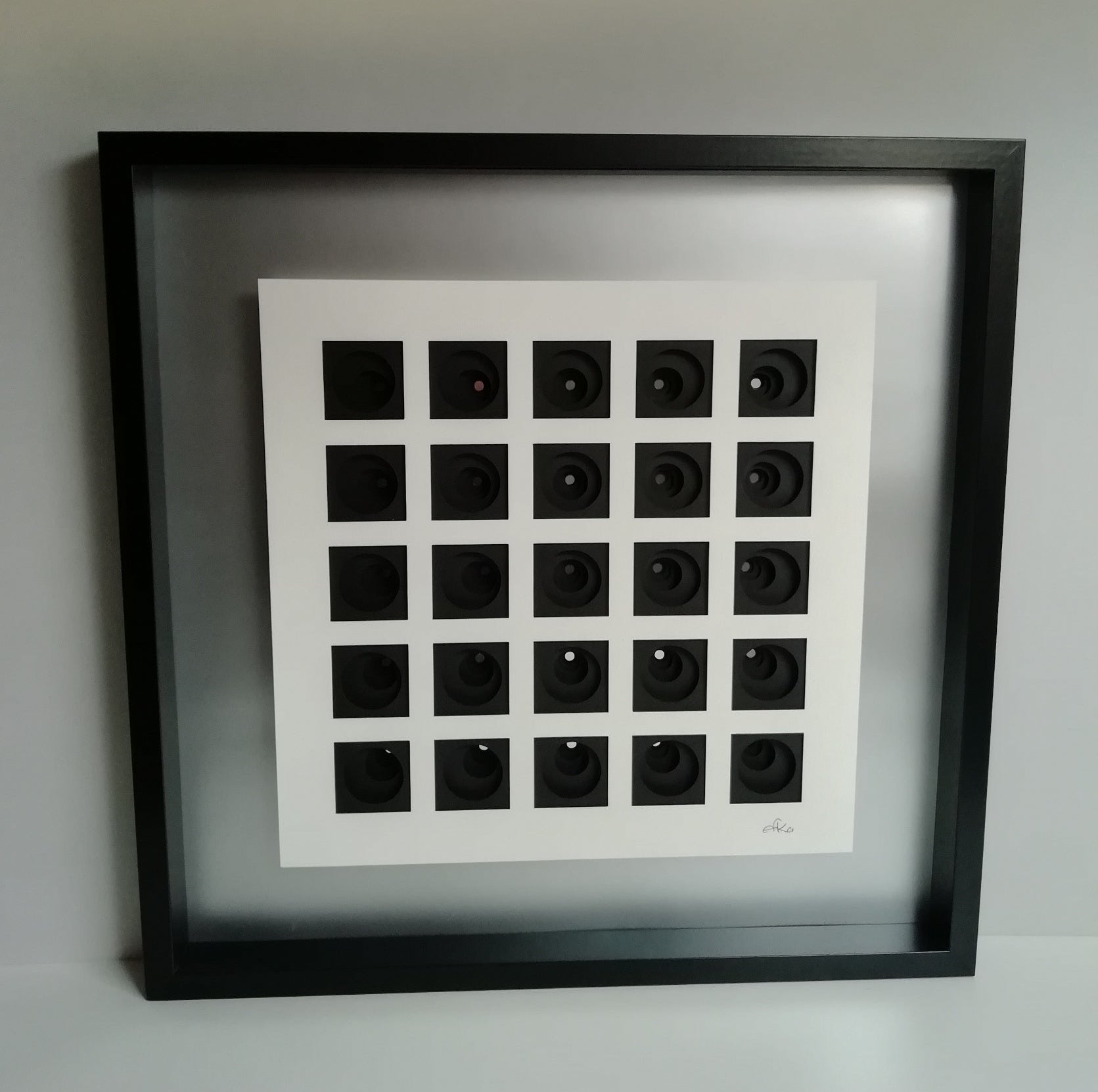 Multispot vue centrale - effet optique latéral déplacement