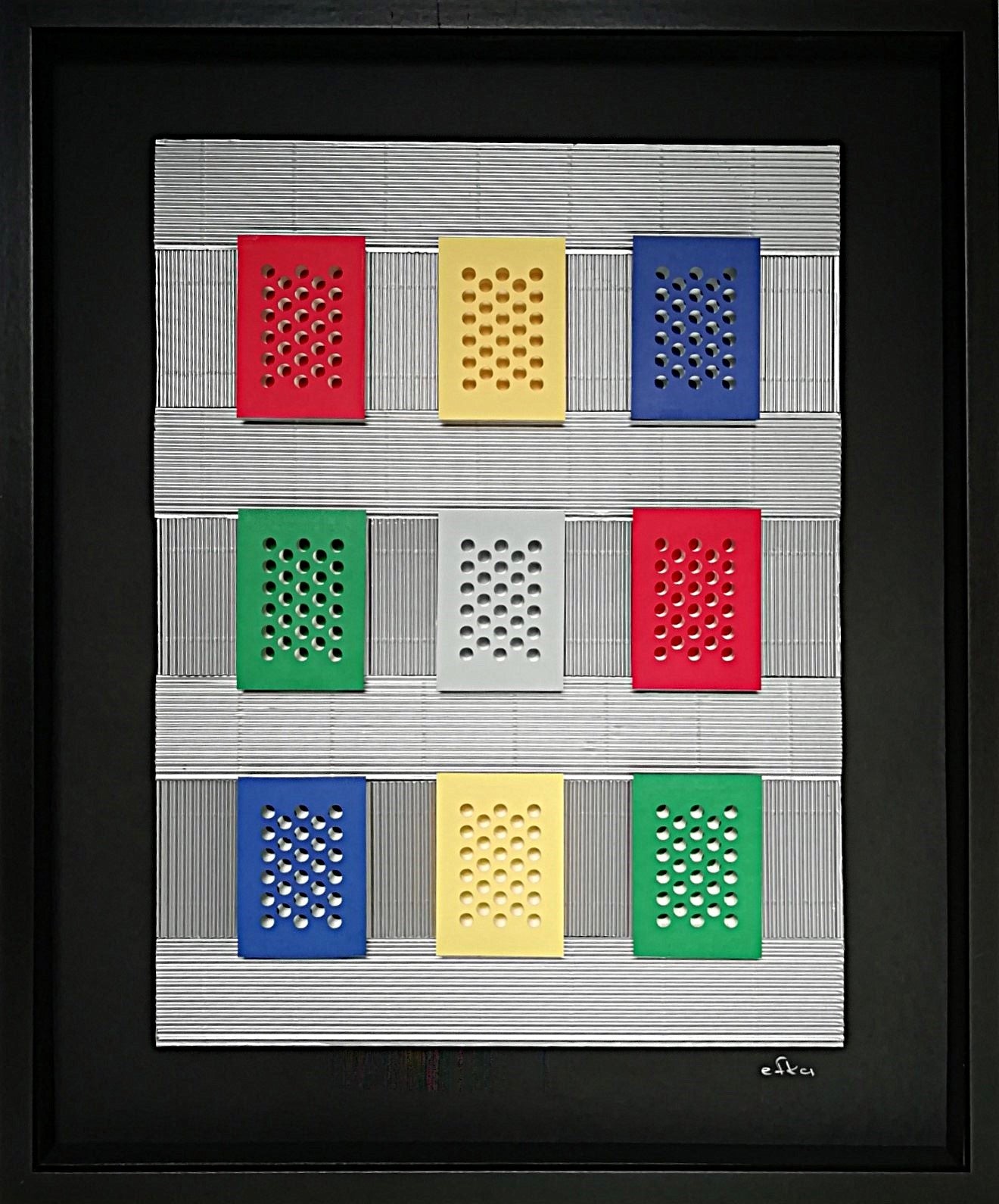 Façade frontale - volets 3D Op Art effet visuel ombres