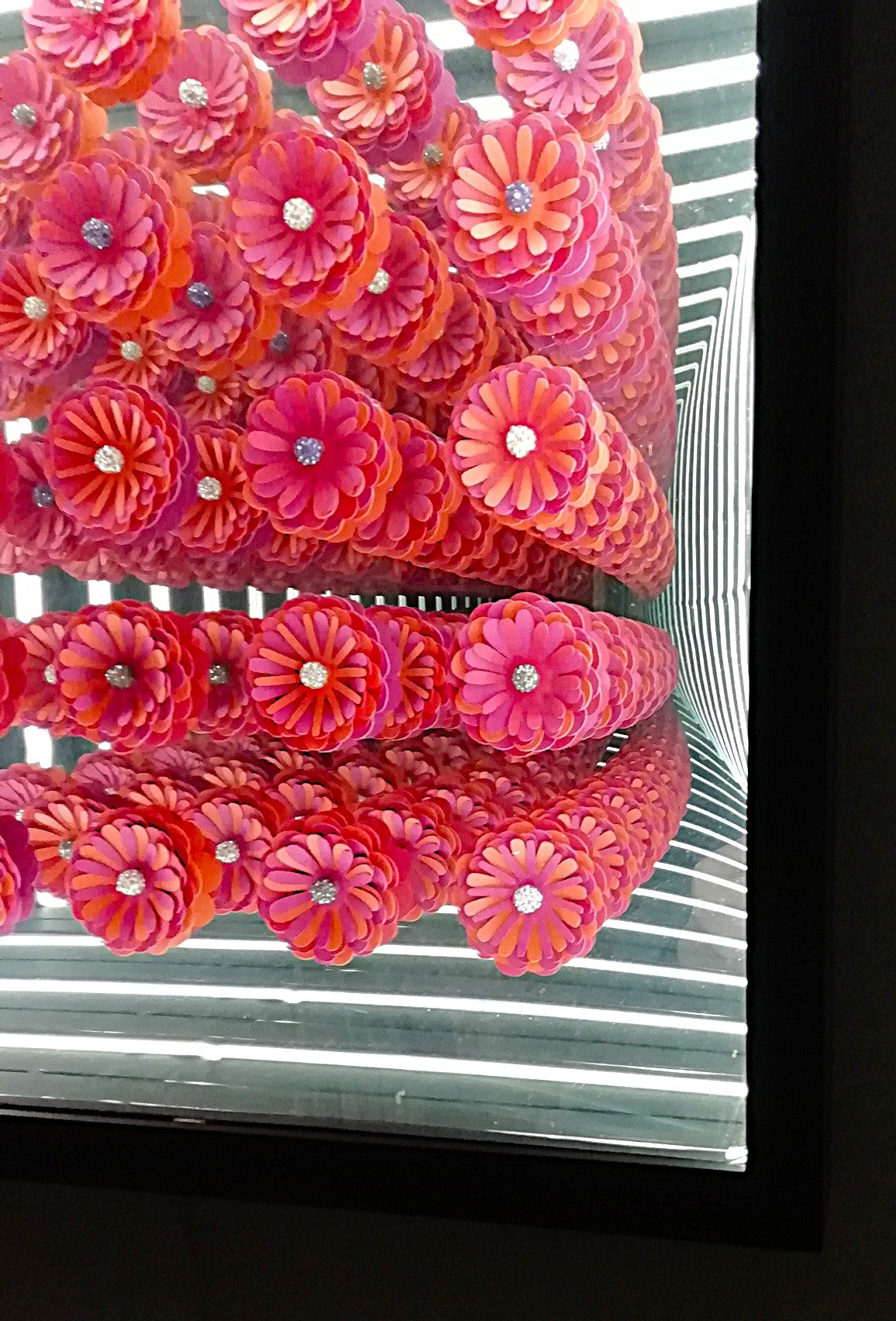 Floraison éternelle, reflets, 3d, rétroéclairage