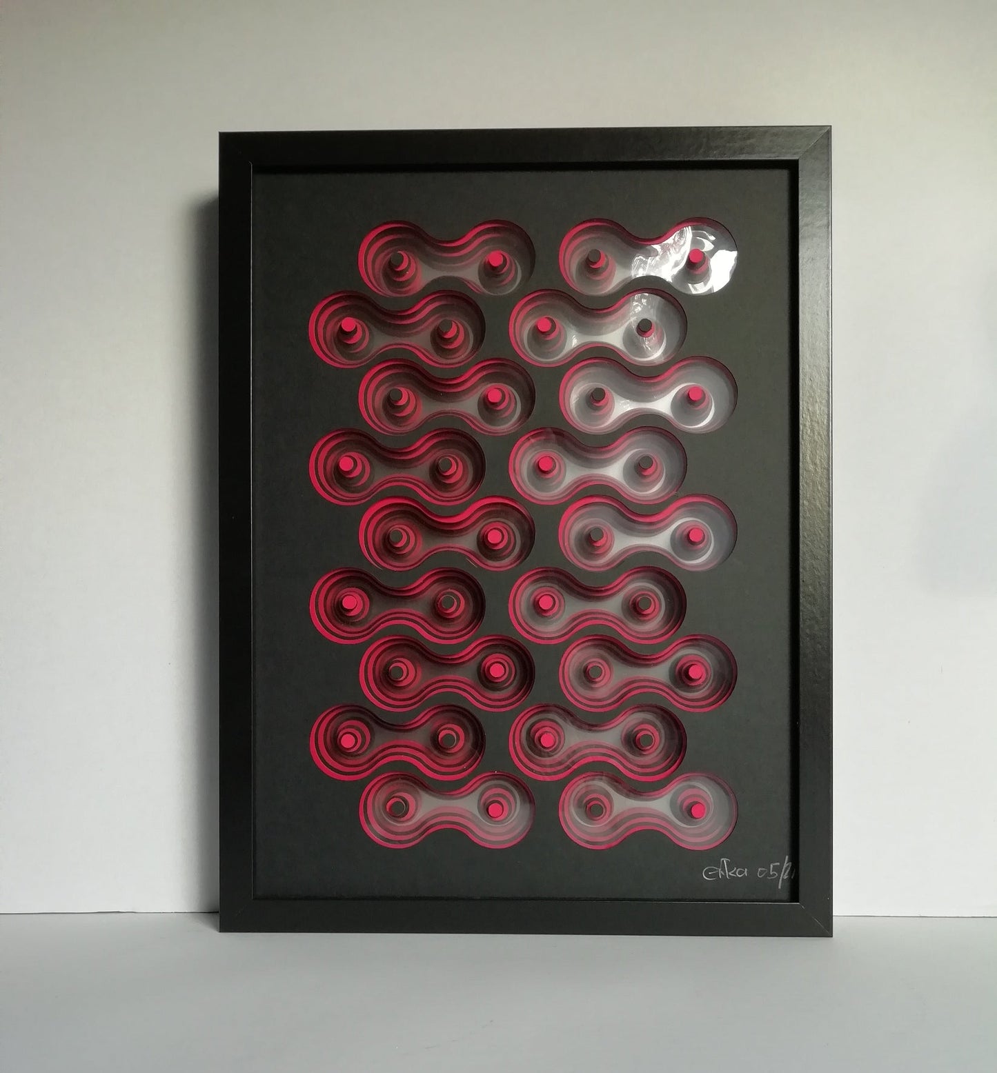 Pulsations en relief face
