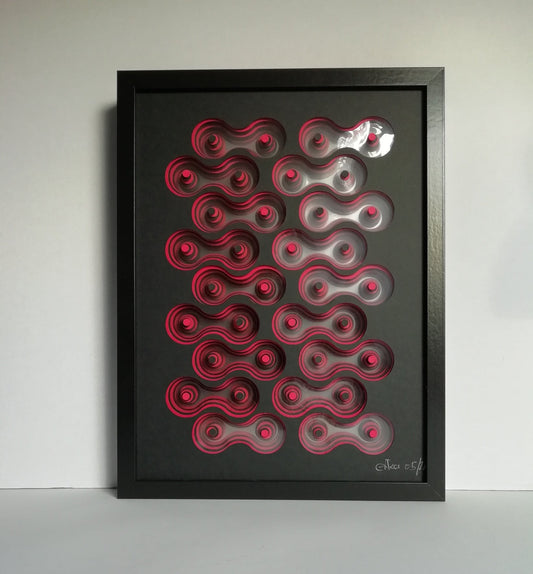 Pulsations en relief face
