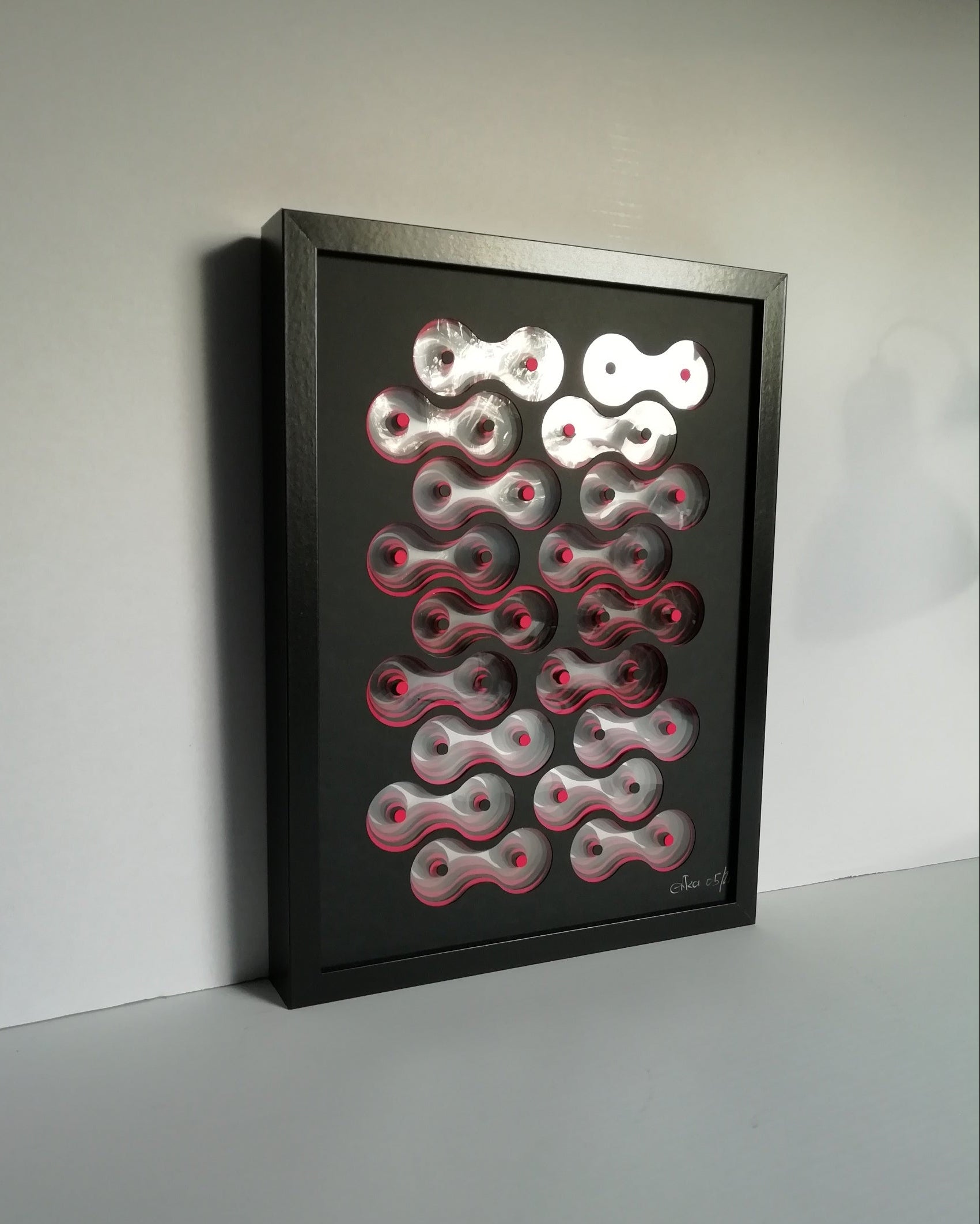 Pulsations en relief latéral gauche