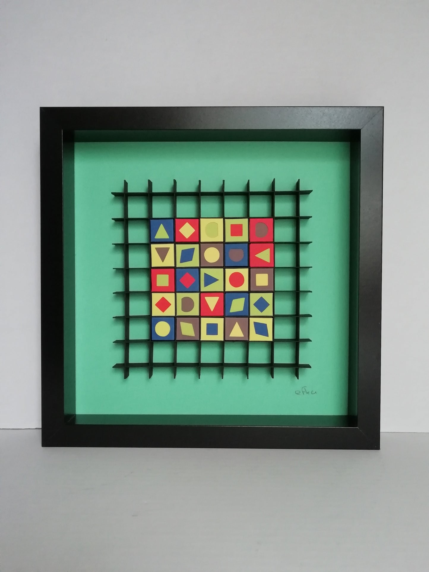 Vocabulaire géométrique de face