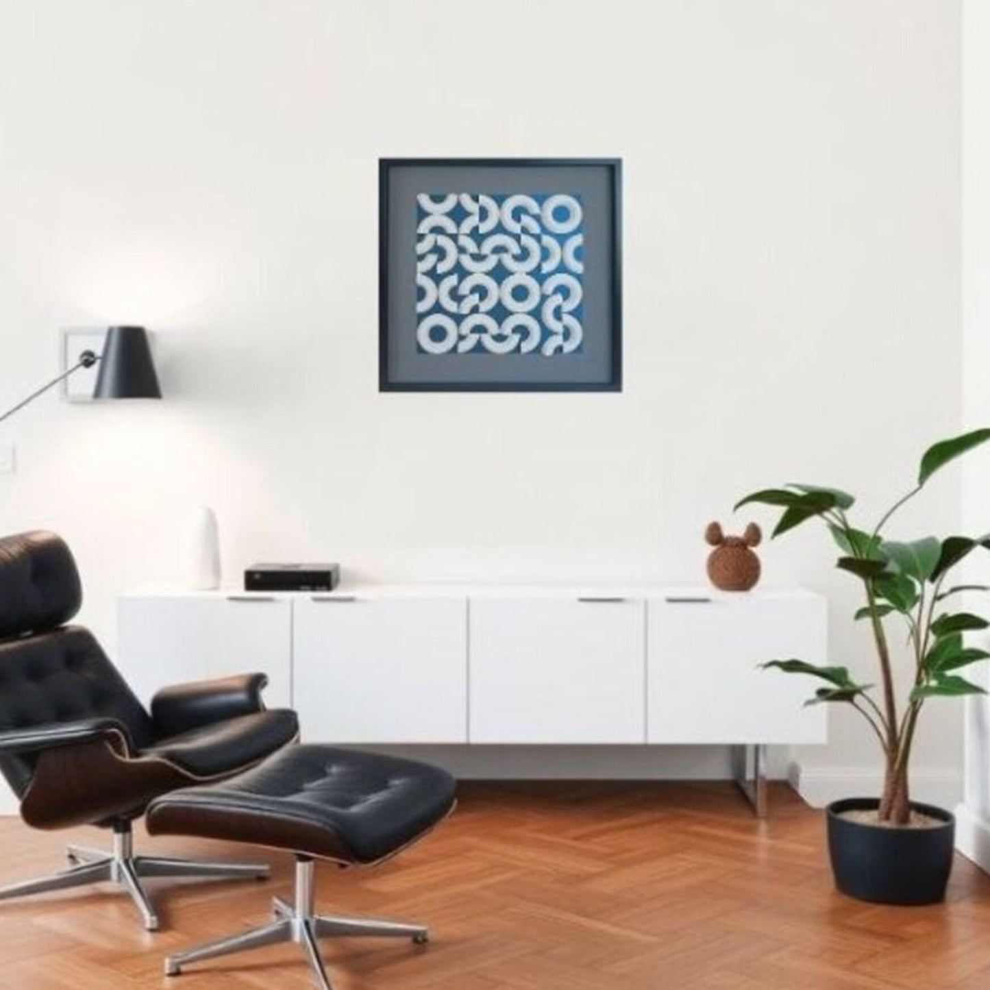 Circle Diffraction - art optique papier 3D circulaire géométrie hypnotique Vasarely