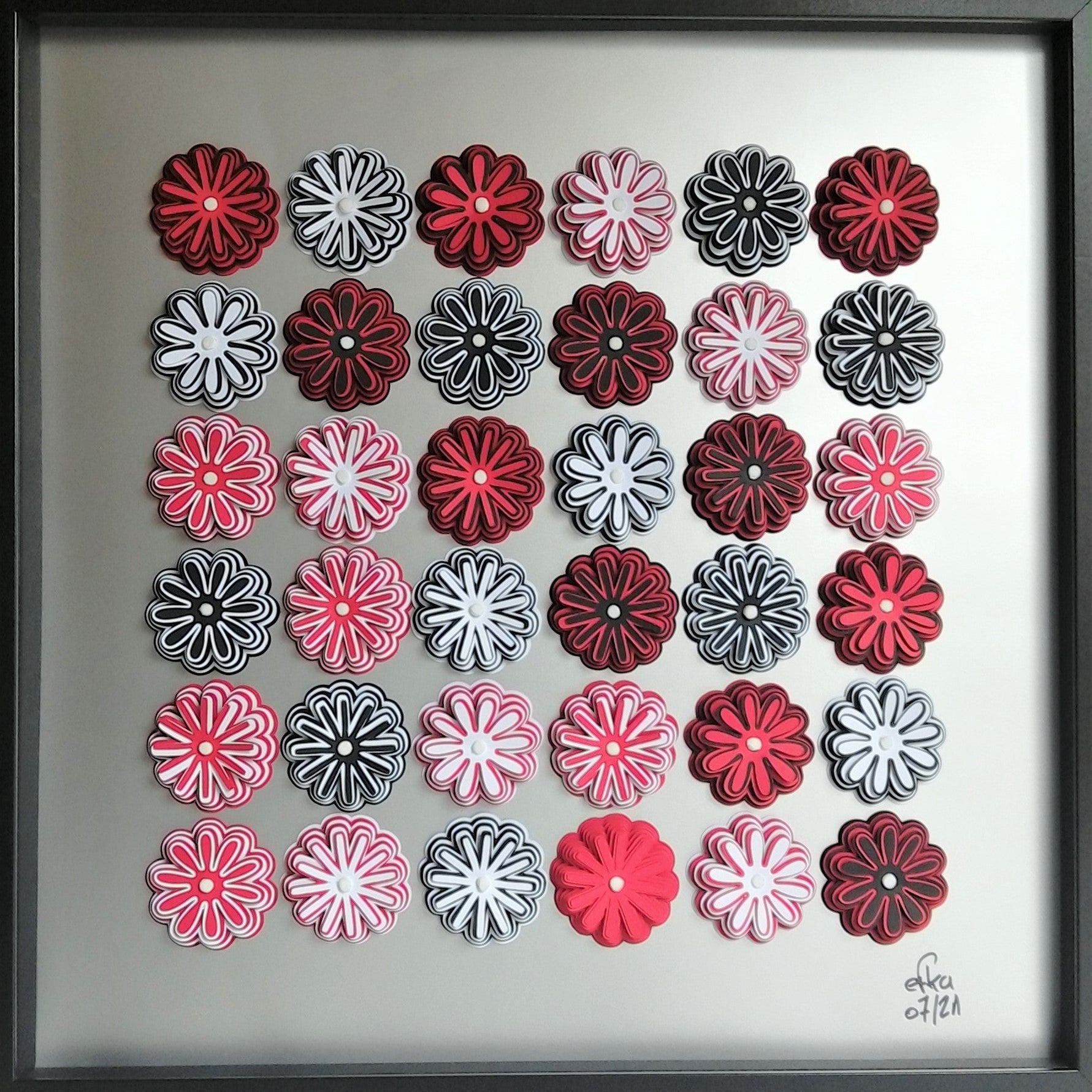 Fleurettes de face