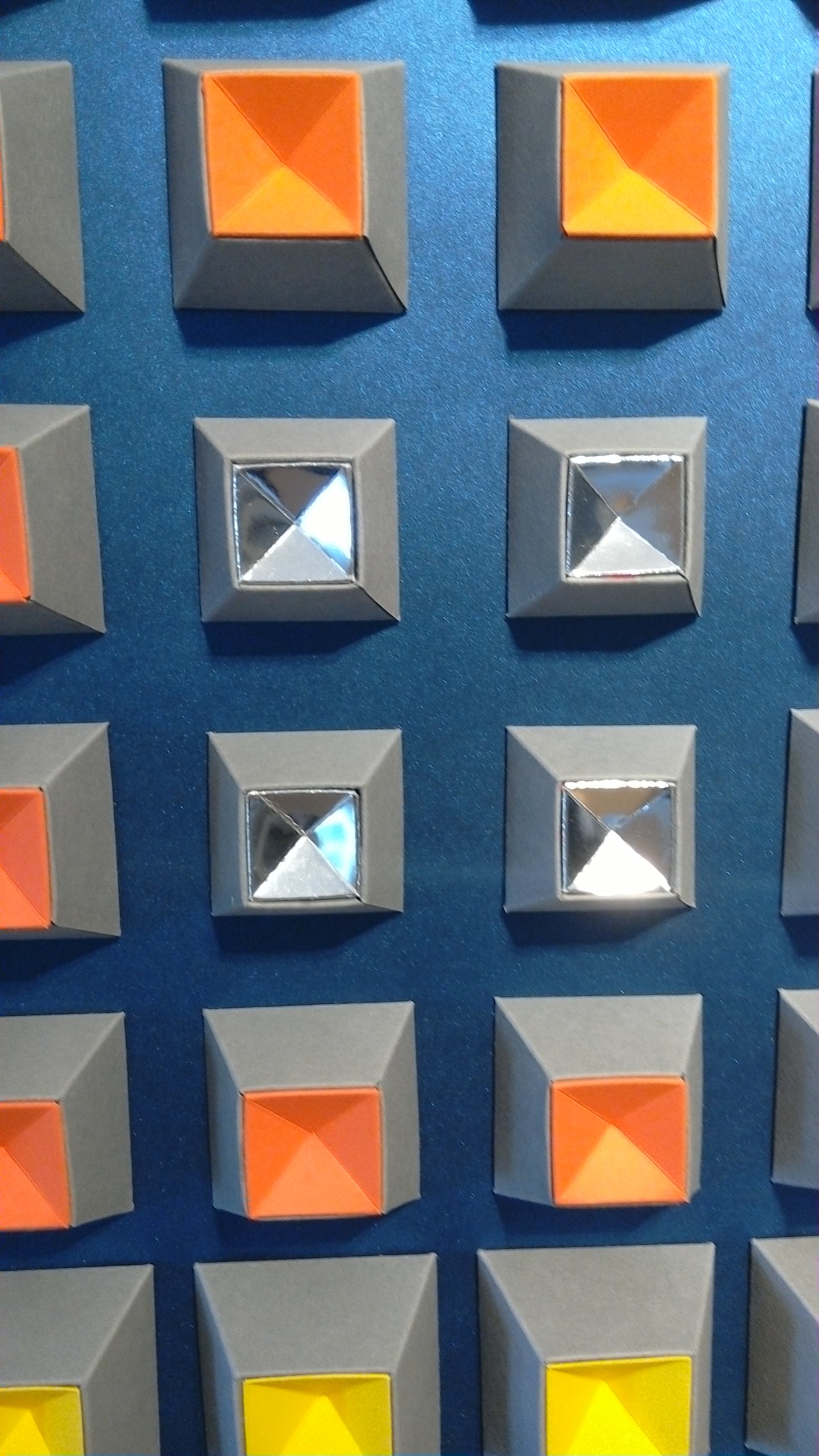 Kubulus vue centrale - effet optique jeux couleurs volumes